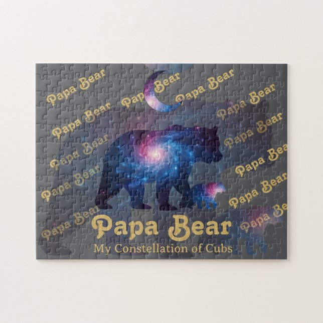 Cosmic Papa Bear & Cub Jigsaw Puzzle (Horizontal)