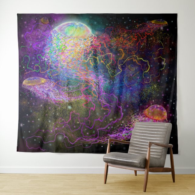 Cosmic Party Tapestry (In Situ (Horizontal))