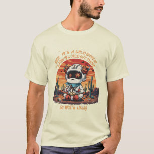 Cosmic Peace in a Wild World T-Shirt