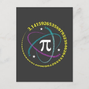 Cosmic Pi Day Shirt – Galaxy Math Design – 3.14159 Postcard