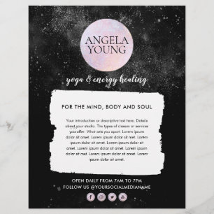 Cosmic Pink Moon Yoga, Life Coach, Astrologer Flyer