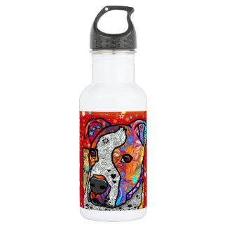Cosmic Pit Bull - Bright Colourful - 532 Ml Water Bottle