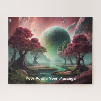 Cosmic planets & colourful worlds jigsaw puzzle