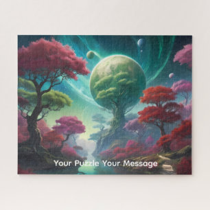 Cosmic planets & colourful worlds jigsaw puzzle