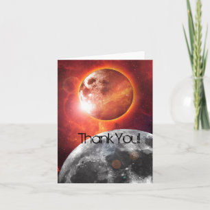 Cosmic Planets Explore Thank You Card