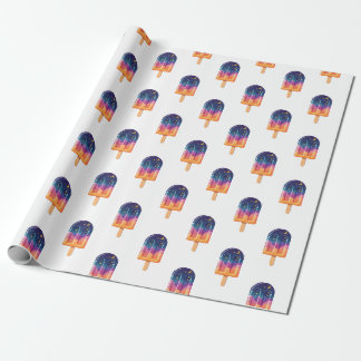 Cosmic Popsicle Wrapping Paper