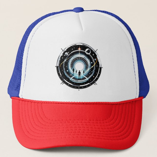 Cosmic Portal Trucker Hat (Front)