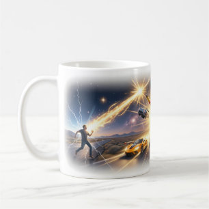 Cosmic Power Burst Adventure Art Mug