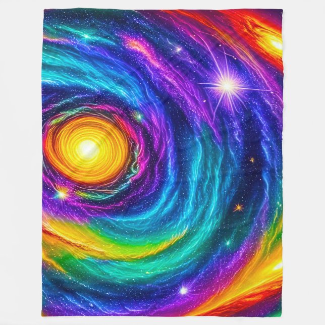 Cosmic Pride Fleece Blanket (Front)