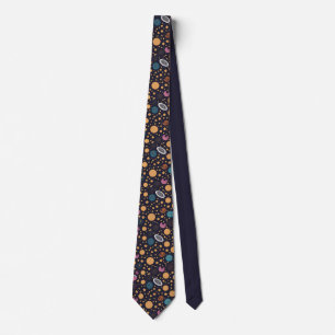 Cosmic print tie