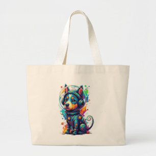 Cosmic Pup Astronaut - Tote