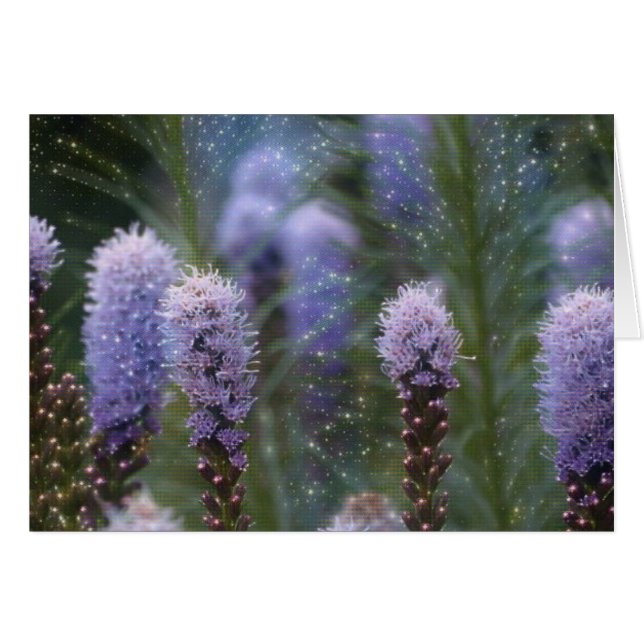 Cosmic Purple Spire Flowers (Front Horizontal)