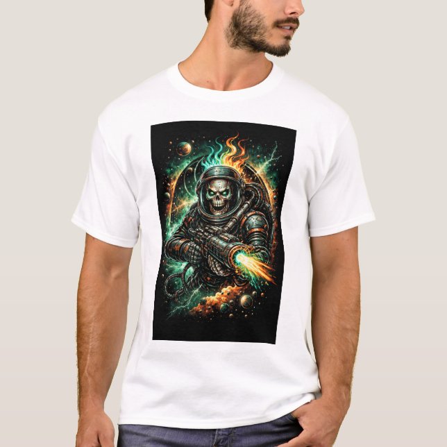 Cosmic Reaper: Galactic Annihilator T-Shirt (Front)