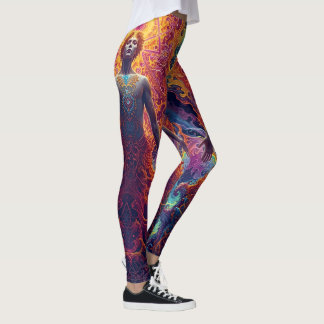 Cosmic Rebirth Leggings – Psychedelic Visionary Ar