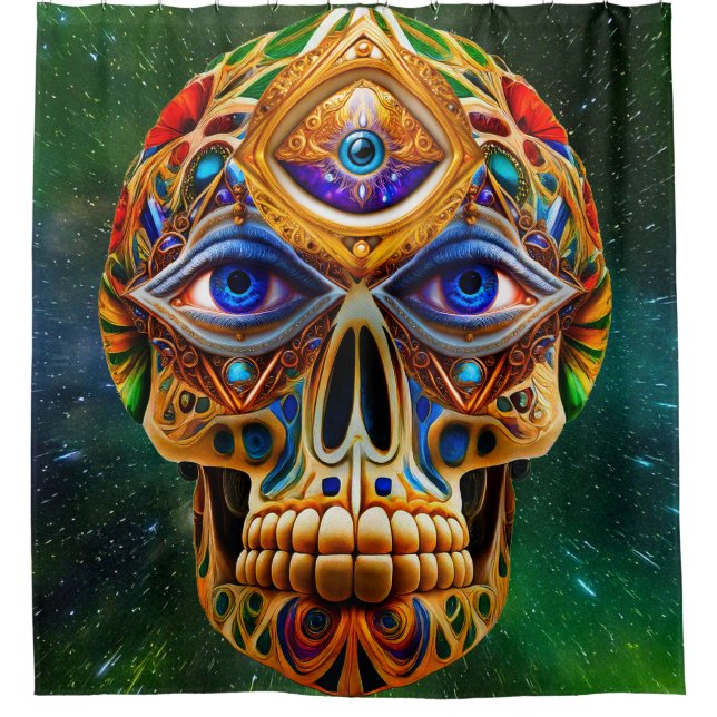 Cosmic Requiem 21a Shower Curtain (Front)
