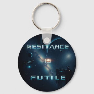Cosmic “Resistance is Futile” Keyring