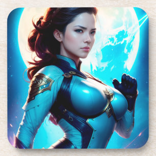 Cosmic Retro 50's Sci-Fi Nova Space Ranger Coaster