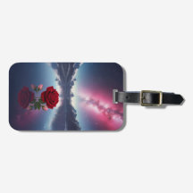 Cosmic Rose: Galaxy Reflection on Serene Lake