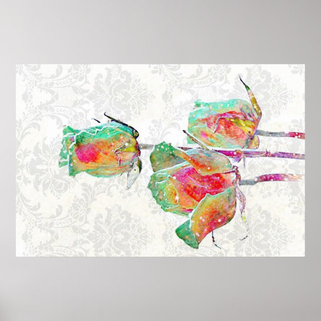 Cosmic Roses Poster (Front)