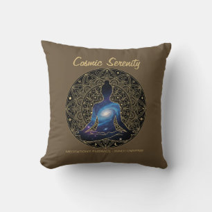 Cosmic Serenity Meditation – Galaxy Mandala Cushion