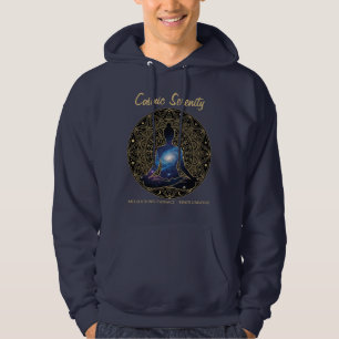 Cosmic Serenity Meditation – Galaxy Mandala  Hoodie