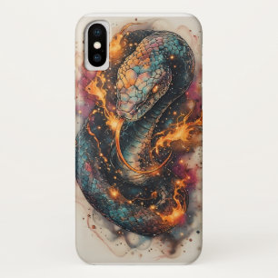Cosmic Serpent With Expansive Space iPhone X Case