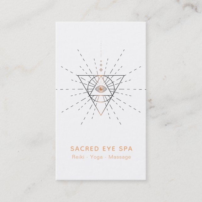 *~* Cosmic Shaman Alchemy Sacred Third Eye Business Card (Front)