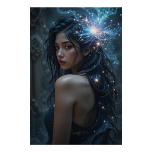 Cosmic Shoulder Gaze Poster