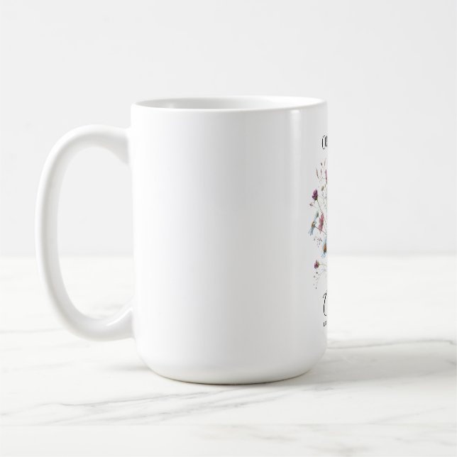 Cosmic Sip October Birth Flower Mug of Love (Left)