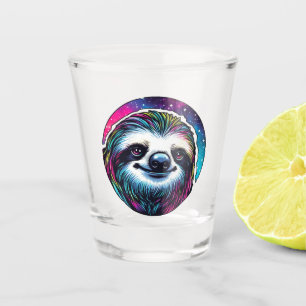 Cosmic Sloth Shot Glass