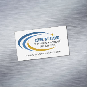 Cosmic Software Engineer Computer Technology Magnetic Business Card