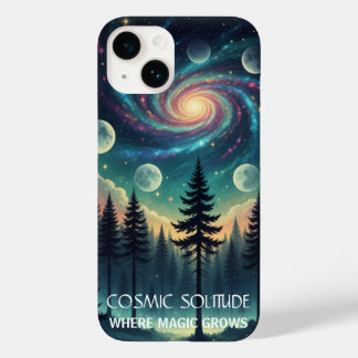 Cosmic Solitude Galaxy Forest • Moon Phases Case-Mate iPhone 14 Case