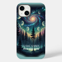 Cosmic Solitude Galaxy Forest • Moon Phases
