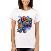 Cosmic Solo Alien Guitar Player Space Music Art