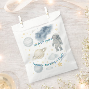 Cosmic Space Birthday Party Rockets & Stars - Favour Bags