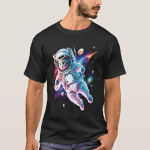 Cosmic Space Cat Astronaut Catstronaut Cat Graphi T-Shirt