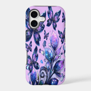 Cosmic Sparkle Butterflies Pink