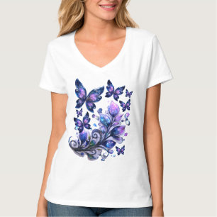 Cosmic Sparkle Butterflies T-Shirt