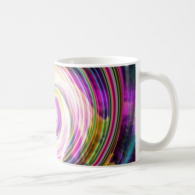 Cosmic Spectacular White Swirl Mug (Right)