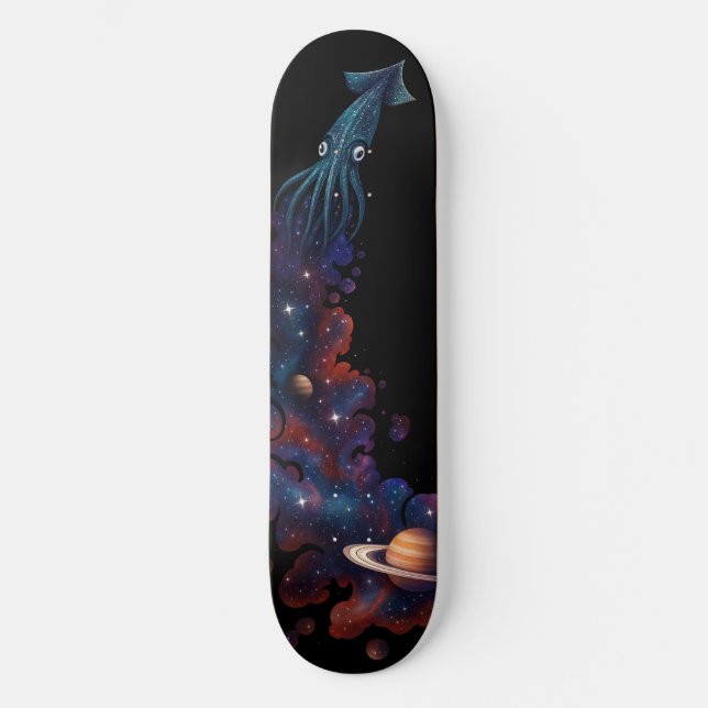 Cosmic Squid Space Odyssey  Skateboard (Front)