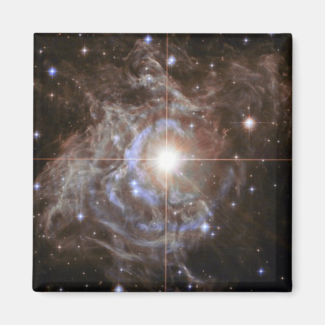 Cosmic Star Holiday Wreath Magnet (Front)