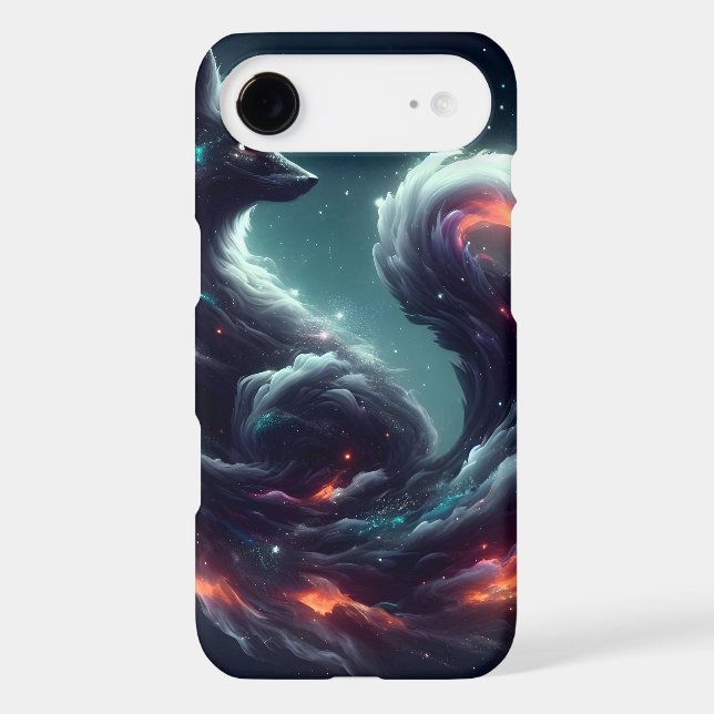 Cosmic Starlight Fox Spirit Fantasy Animal (Back)