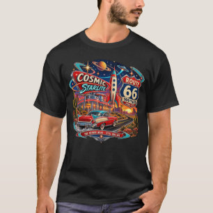 Cosmic Starlite Route 66 100 Years Vintage T-Shirt