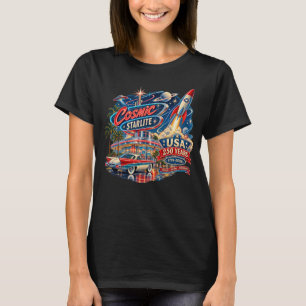 Cosmic Starlite USA 250 Years Vintage Women’s T-Sh T-Shirt