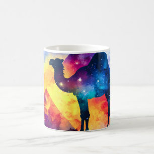 Cosmic Starry Night Egyptian Camel Landscape Coffee Mug