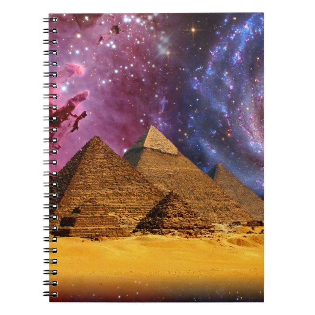 cosmic storm above egypt notebook (Front)