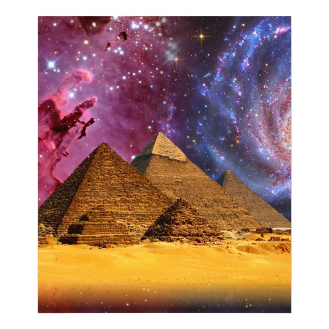 cosmic storm above egypt photo print (Front)