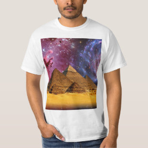 cosmic storm above egypt T-Shirt
