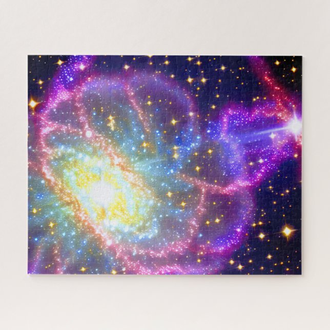 Cosmic Stunning Purple Chaotic Event in Universe Jigsaw Puzzle (Horizontal)
