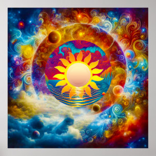 Cosmic Sun Poster